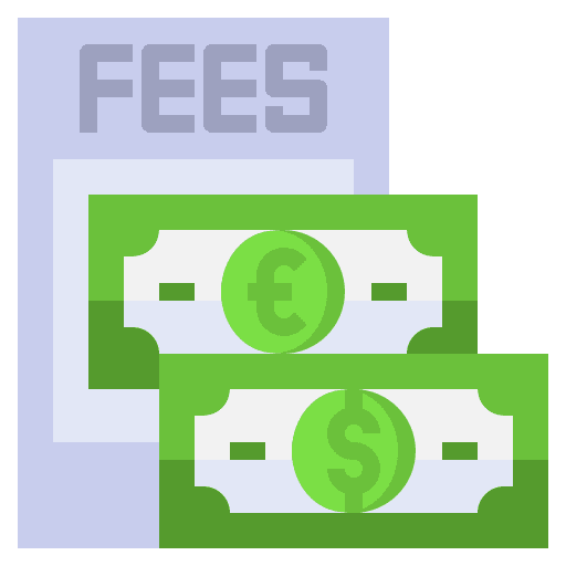 a green and white bills with a dollar and euro symbol