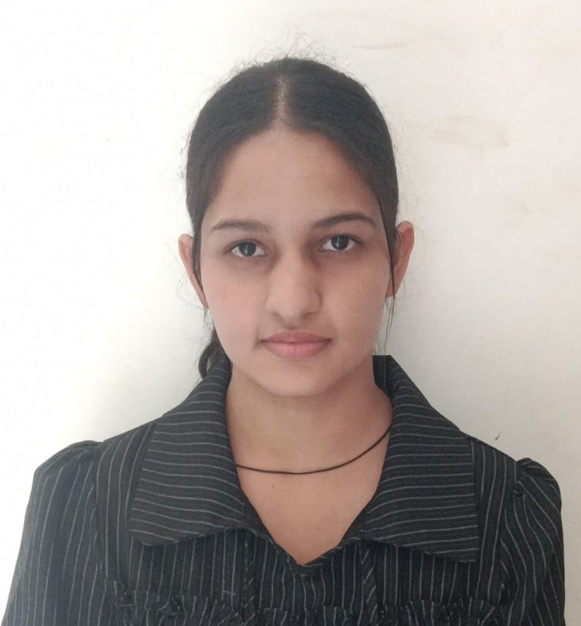 Muskan CCBA course achievement at HARTRON Kaithal
