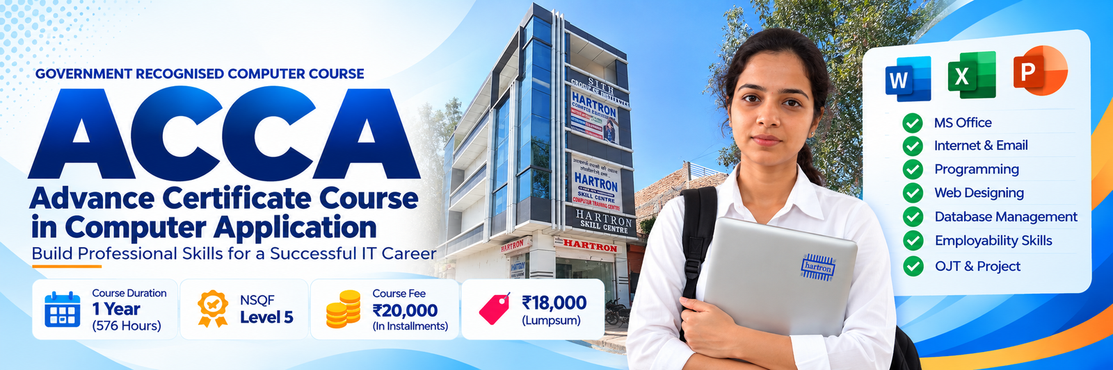 ACCA Course in Kaithal at HARTRON Skill Centre Kaithal